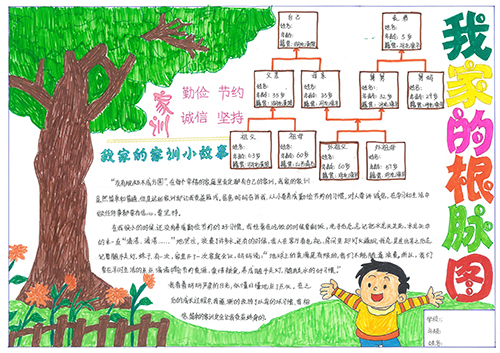 Draw the root pulse map of my family